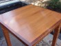 Redwood table.