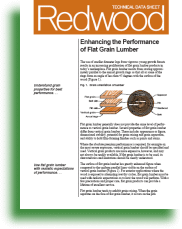 Enhancing the Performance of Flat Grain Lumber