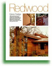 Redwood Exterior Finishes