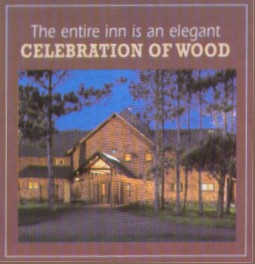 The entire inn is a celebration of wood